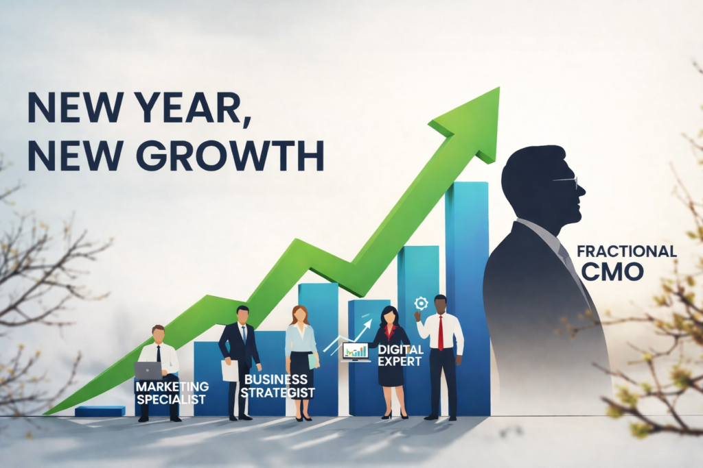 Fractional CMO guiding startup growth strategy at the start of the year